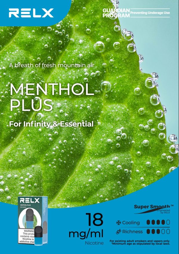 Relx Pod Pro Menthol Plus 5% Nicotine (Imported)