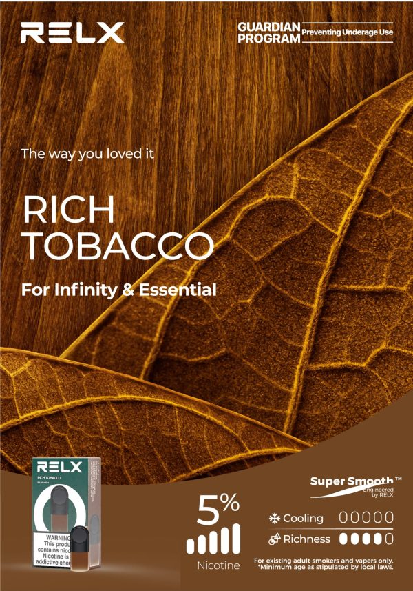 Relx Pod Pro Rich Tobacco 5% Nicotine (Imported)