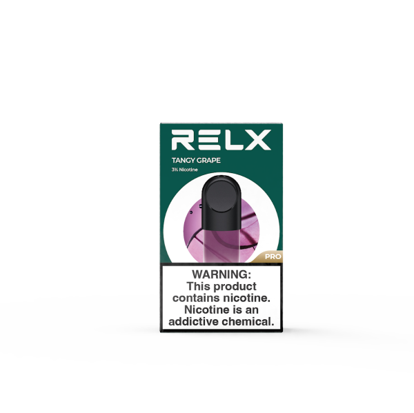 Relx Pod Pro Tangy Grape (Tangy Purple) 3% Nicotine (Imported)