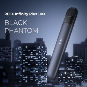 Relx Infinity + 5th Gen Device Vape - Black Phantom (Black) Color