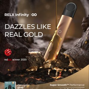 Relx Infinity Device Vape - Gold Color